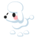 Poodle Sticker